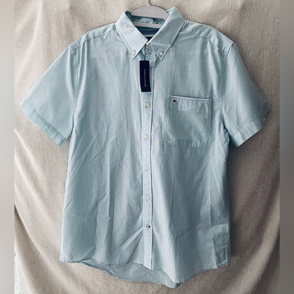 Tommy Hilfiger - Men's Spring Core Plus Short Sleeve Oxford Shirt (L) NWT